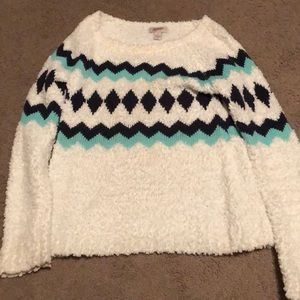 Arizona Fuzzy Chevron Sweater ❄️